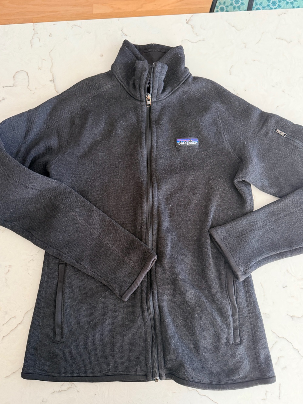 Patagonia Women’s Full-Zip Fleece Jacket - Charcoal Black